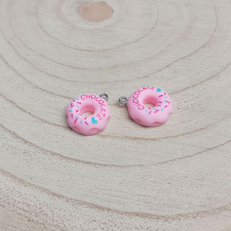 fánk charm doughnut kulcstartó
