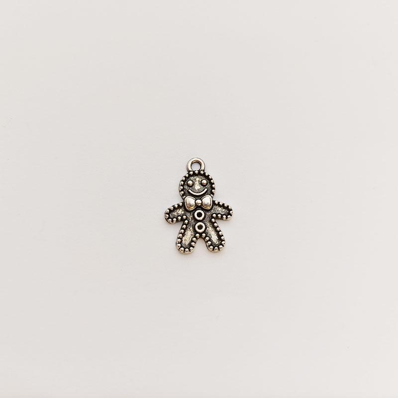 Mézi charm mézeskalács figura mézeskalács ember függő fityegő karácsony süti dísz
